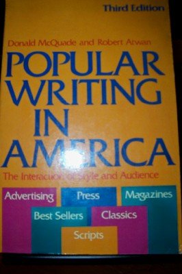 Stock image for Popular Writing in America : The Interaction of Style and Audience for sale by Better World Books