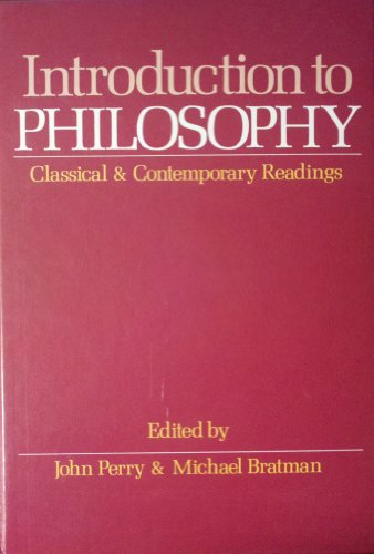 Stock image for Introduction to Philosophy : Classical and Contemporary Readings for sale by Better World Books