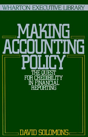 Beispielbild fr Making Accounting Policy zum Verkauf von Better World Books