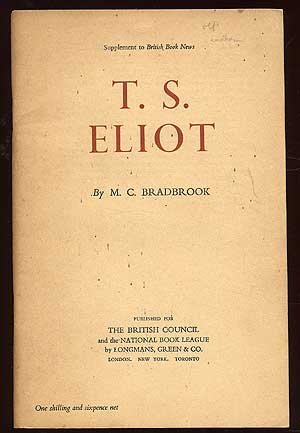 Imagen de archivo de T.S. Eliot: A Study in Character and Style a la venta por Wonder Book