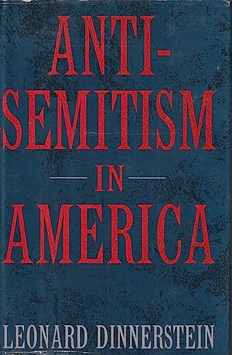 Beispielbild fr Anti-Semitism in America zum Verkauf von More Than Words