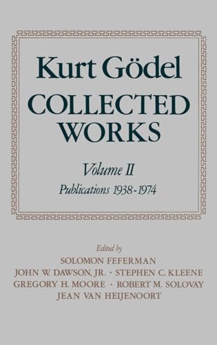 9780195039726: Collected Works (Kurt Godel Collected Works)