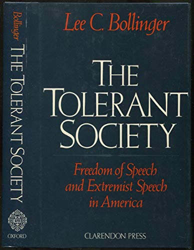 Beispielbild fr The Tolerant Society zum Verkauf von Better World Books