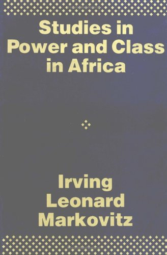 Stock image for Studies in Power and Class in Africa for sale by Wonder Book