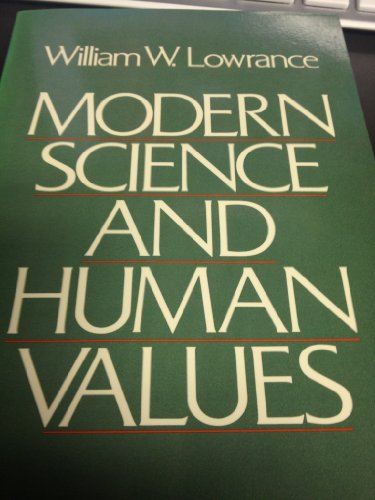 Stock image for Modern Science and Human Values for sale by Wonder Book