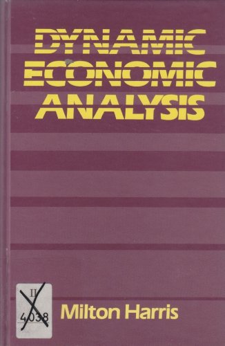 Stock image for Dynamic Economic Analysis for sale by Gulf Coast Books