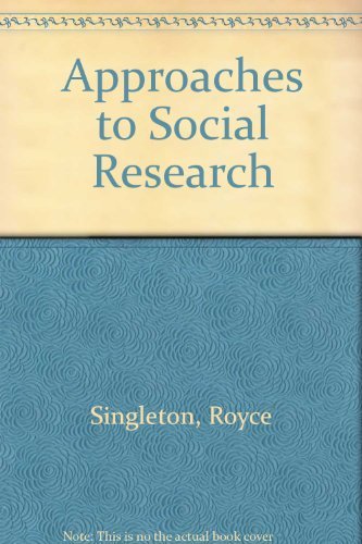 9780195044690: Approaches to Social Research