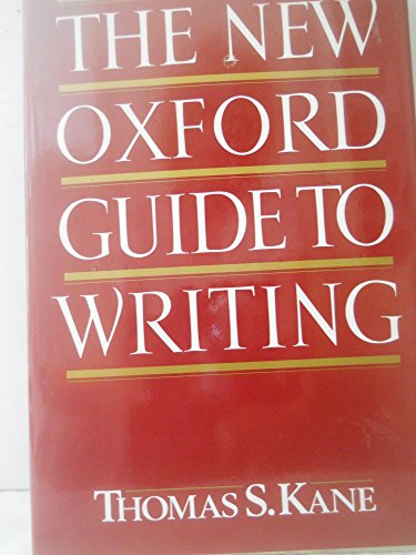 Imagen de archivo de The New Oxford Guide to Writing a la venta por Wonder Book