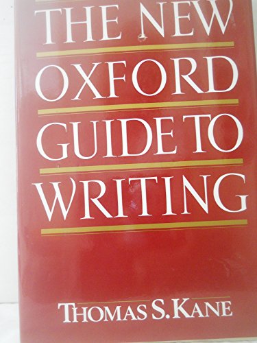 Stock image for The New Oxford Guide to Writing for sale by Wonder Book