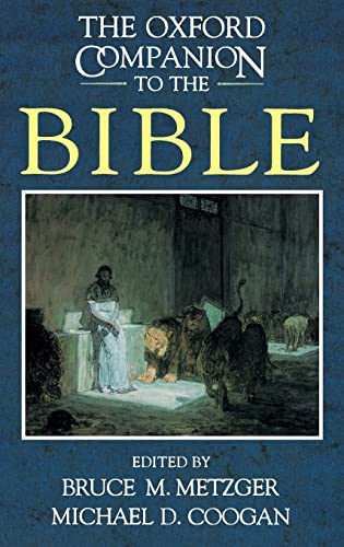 Beispielbild fr The Oxford Companion to the Bible (Oxford Companions) zum Verkauf von Olympia Books