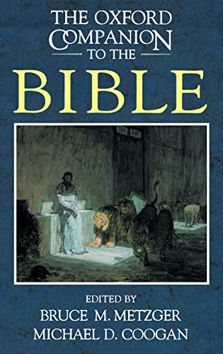 Stock image for The Oxford Companion to the Bible (Oxford Companions) for sale by Olympia Books