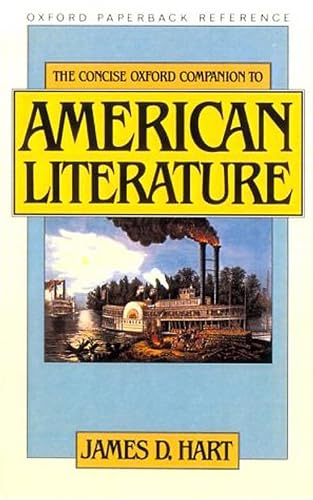 9780195047714: The Concise Oxford Companion to American Literature (Oxford Paperback Reference)