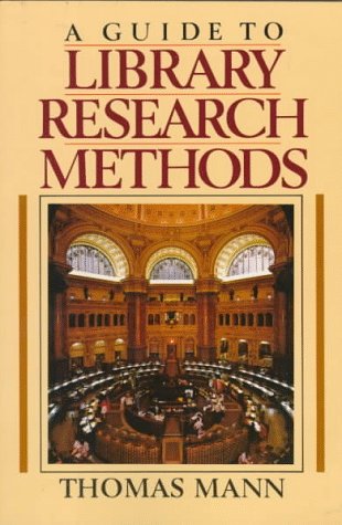 Imagen de archivo de A Guide to Library Research Methods a la venta por BooksRun