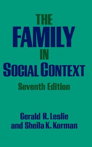 9780195049749: The Family in Social Context