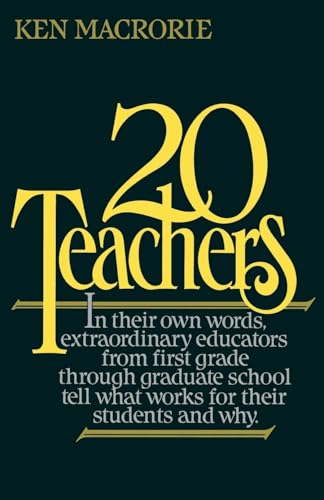 9780195049824: Twenty Teachers