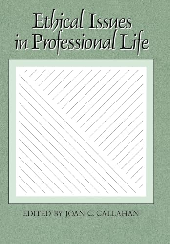 Imagen de archivo de Ethical Issues in Professional Life a la venta por HPB-Red