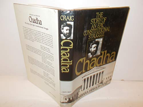 Stock image for Chadha: The Story of an Epic Constitutional Struggle for sale by George Cross Books