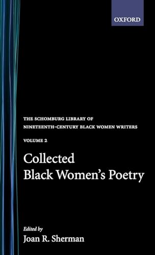 9780195052541: Collected Black Women's Poetry: Volume 2 (The ^ASchomburg Library of Nineteenth-Century Black Women Writers)