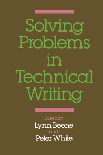 Stock image for Solving Problems in Technical Writing for sale by Ergodebooks