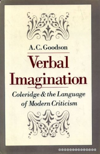 9780195054507: Verbal Imagination: Coleridge and the Language of Modern Criticism