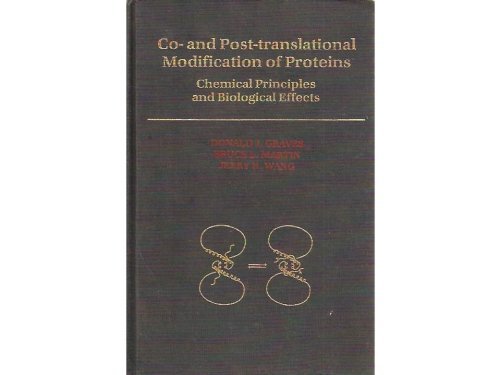 Beispielbild fr Co- and Post-Translational Modification of Proteins : Chemical Principles and Biological Effects zum Verkauf von Better World Books