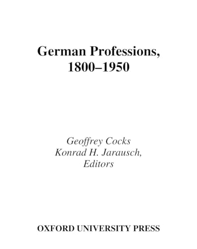 Stock image for German Professions 1800-1950 for sale by ThriftBooks-Atlanta