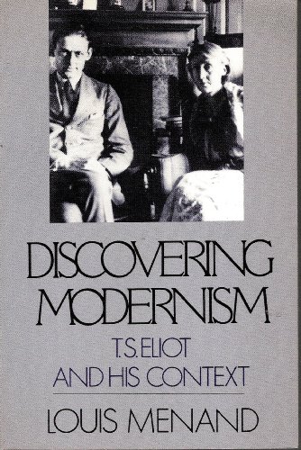 Imagen de archivo de Discovering Modernism: T.S. Eliot and His Context a la venta por ThriftBooks-Atlanta