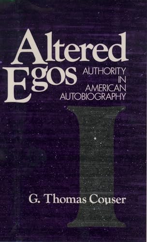 Stock image for Altered Egos : Authority in American Autobiography for sale by Better World Books: West