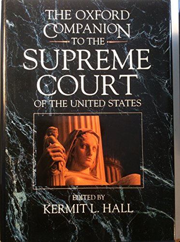 Beispielbild fr The Oxford Companion to the Supreme Court of the United States zum Verkauf von Better World Books: West