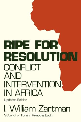 Beispielbild fr Ripe for Resolution: Conflict and Intervention in Africa (Council on Foreign Relations Book) zum Verkauf von HPB-Diamond