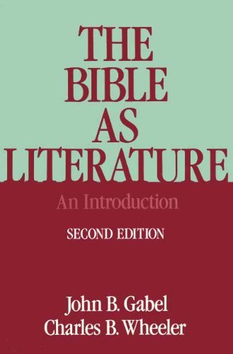 Beispielbild fr The Bible as Literature: An Introduction zum Verkauf von Wonder Book