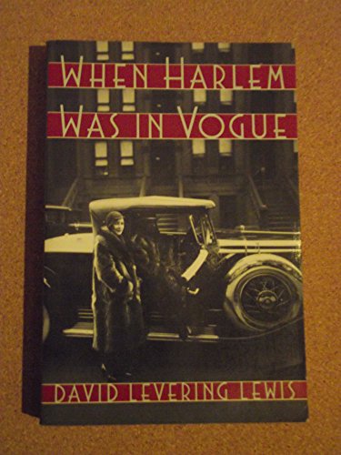 Imagen de archivo de When Harlem was in Vogue a la venta por Wonder Book