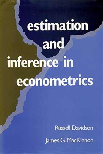 Imagen de archivo de Estimation and Inference in Econometrics a la venta por Better World Books: West