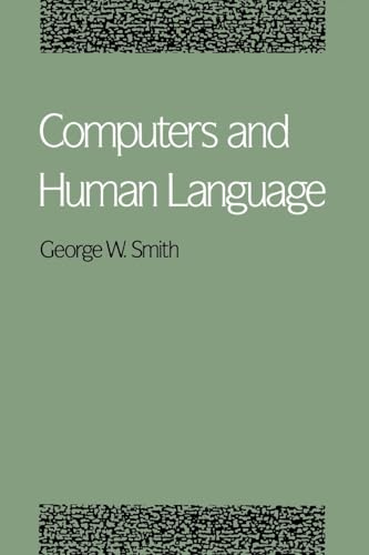 Imagen de archivo de Computers and Human Language a la venta por Wonder Book