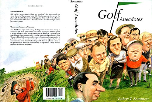 Beispielbild fr Golf Anecdotes zum Verkauf von Wonder Book