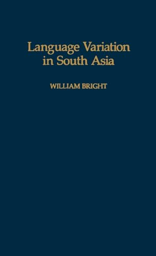 9780195063653: Language Variation in South Asia