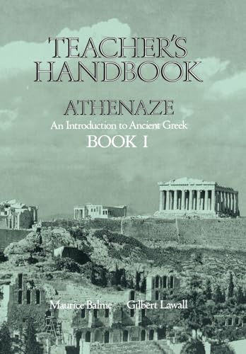 Imagen de archivo de Athenaze: An Introduction to Ancient Greek, Book 1 - Teacher's Handbook a la venta por HPB-Emerald