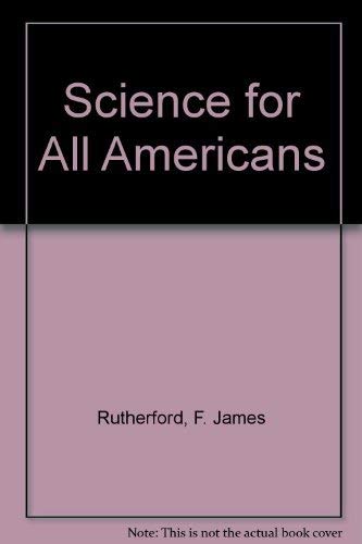 Stock image for Science for All Americans for sale by Better World Books