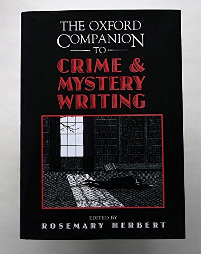 The Oxford companion to crime and mystery writing