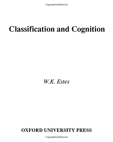 9780195073355: Classification and Cognition: 22 (Oxford Psychology Series)