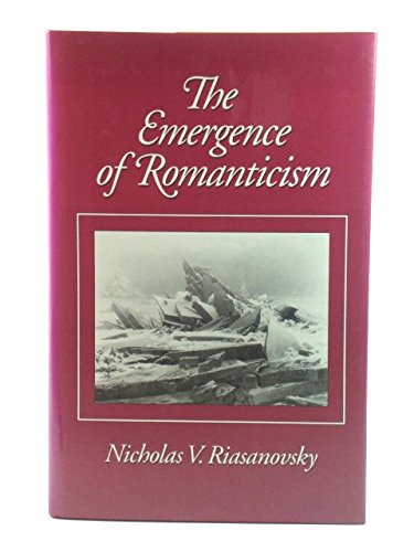 9780195073416: The Emergence of Romanticism