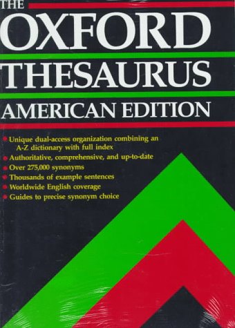 9780195073546: The Oxford Thesaurus: American Edition