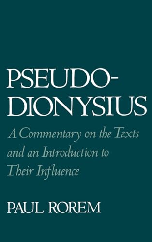 Stock image for PSEUDO-DIONYSIUS: A COMMENTARY O for sale by BennettBooksLtd