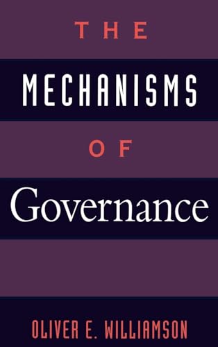 Stock image for The Mechanisms of Governance for sale by HPB-Red