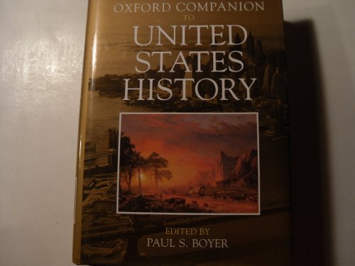 9780195082098: The Oxford Companion to United States History (Oxford Companions)