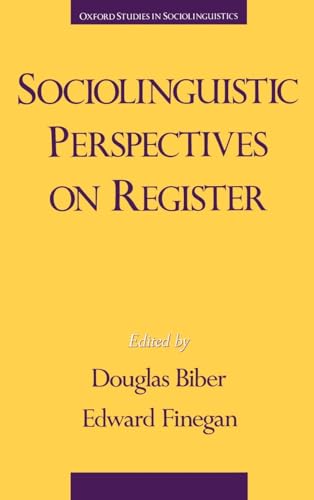 Stock image for Sociolinguistic Perspectives on Register (Oxford Studies in Sociolinguistics) for sale by HPB-Red