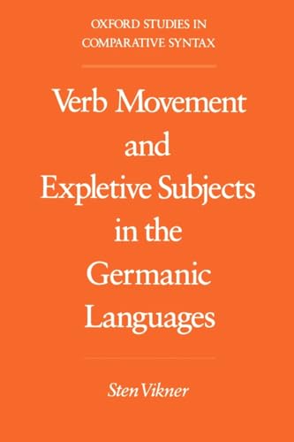 Beispielbild fr Verb Movement and Expletive Subjects in the Germanic Languages zum Verkauf von Rob the Book Man