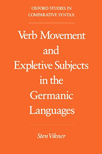 9780195083941: Verb Movement and Expletive Subjects in the Germanic Languages (Oxford Studies in Comparative Syntax)