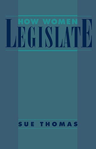 9780195085082: How Women Legislate