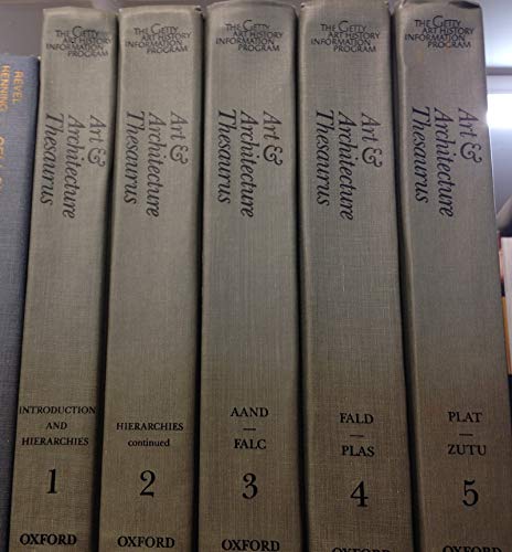 Beispielbild fr Art and Architecture Thesaurus: Plat-Zutu (Volume 5) zum Verkauf von Second Story Books, ABAA